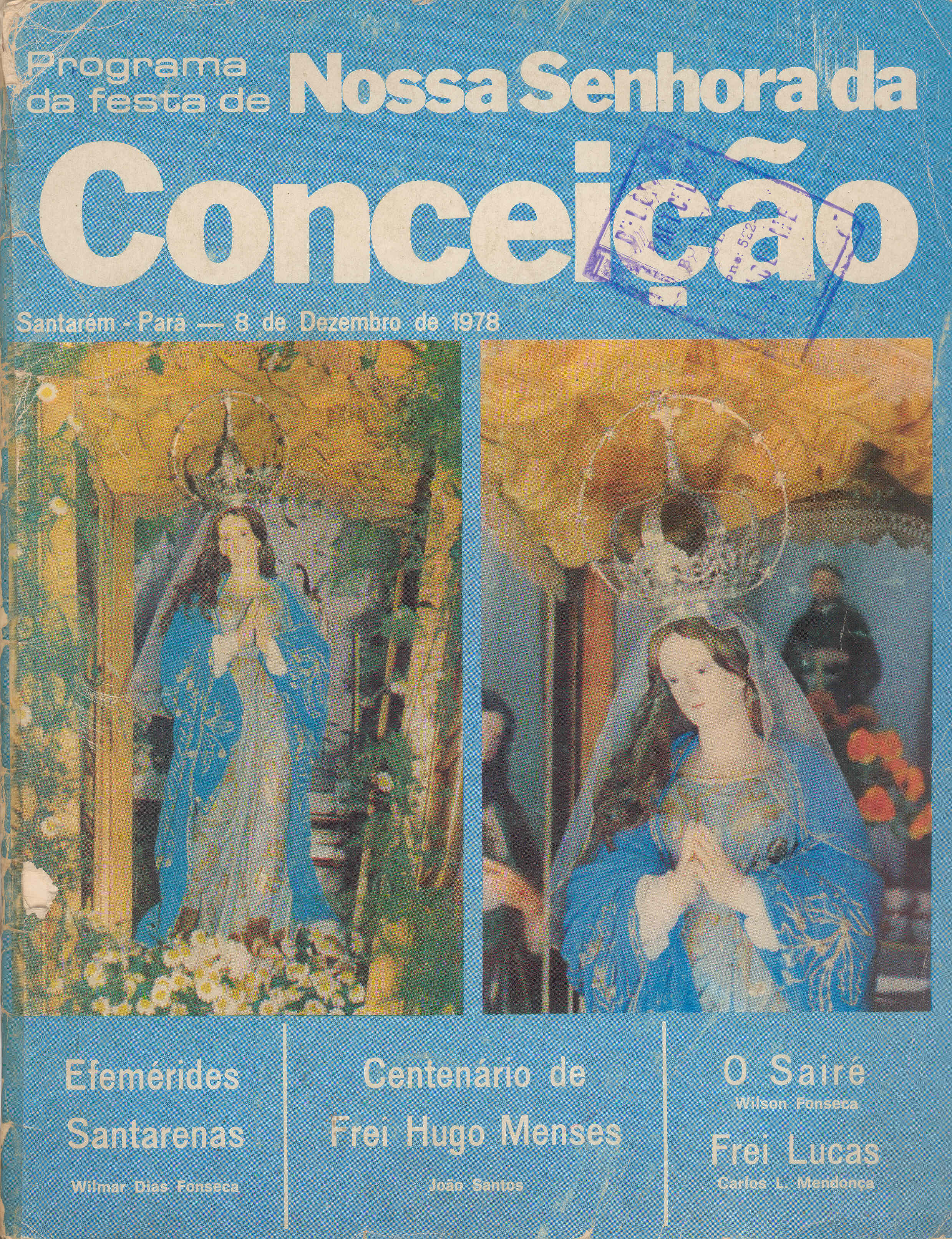 Programa da Festa de Nossa Senhora da Conceição