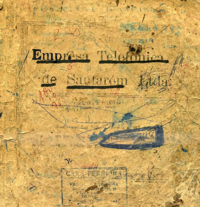 Primeiro Catálogo Telefônico da Companhia Telefônica de Santarém